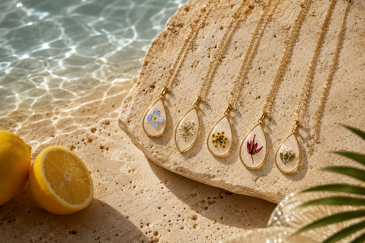 Monile - Schmuck aus echten Blumen